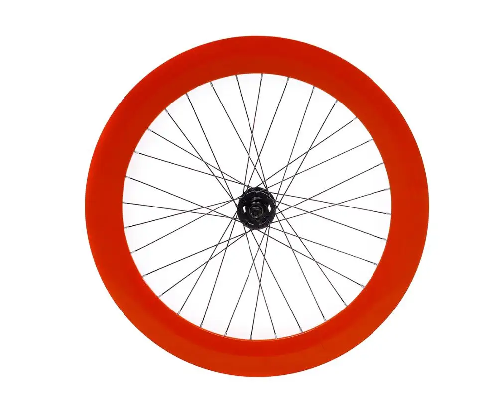 Трек Fixie обод колеса велосипеда 70 мм передняя 24H задняя 32H ступица Односкоростной