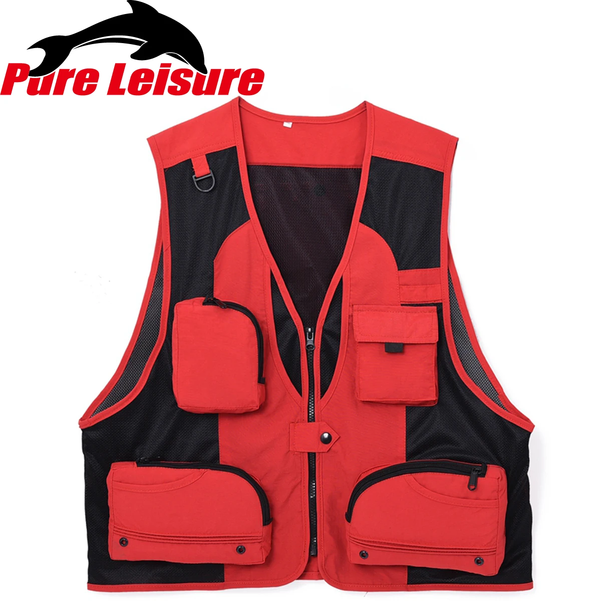 PureLeisure 4 цвета рыболовный жилет Daiwa наружные принадлежности сетка gilet sauvetage