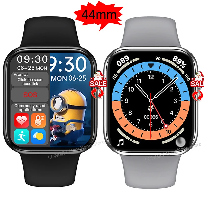 

Longet 44mm Smart Watch Men Full Touch Screen Fitness Tracker Blood Pressure Bluetooth Call Smartwatch pk IWO12 W46 FK88