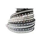 Умная Светодиодная лента WS2812B, индивидуальное управление RGB, 30607496144 светодиодовметр, домашнее украшение для интерьера, IP30IP65IP67, 5 в пост. Тока