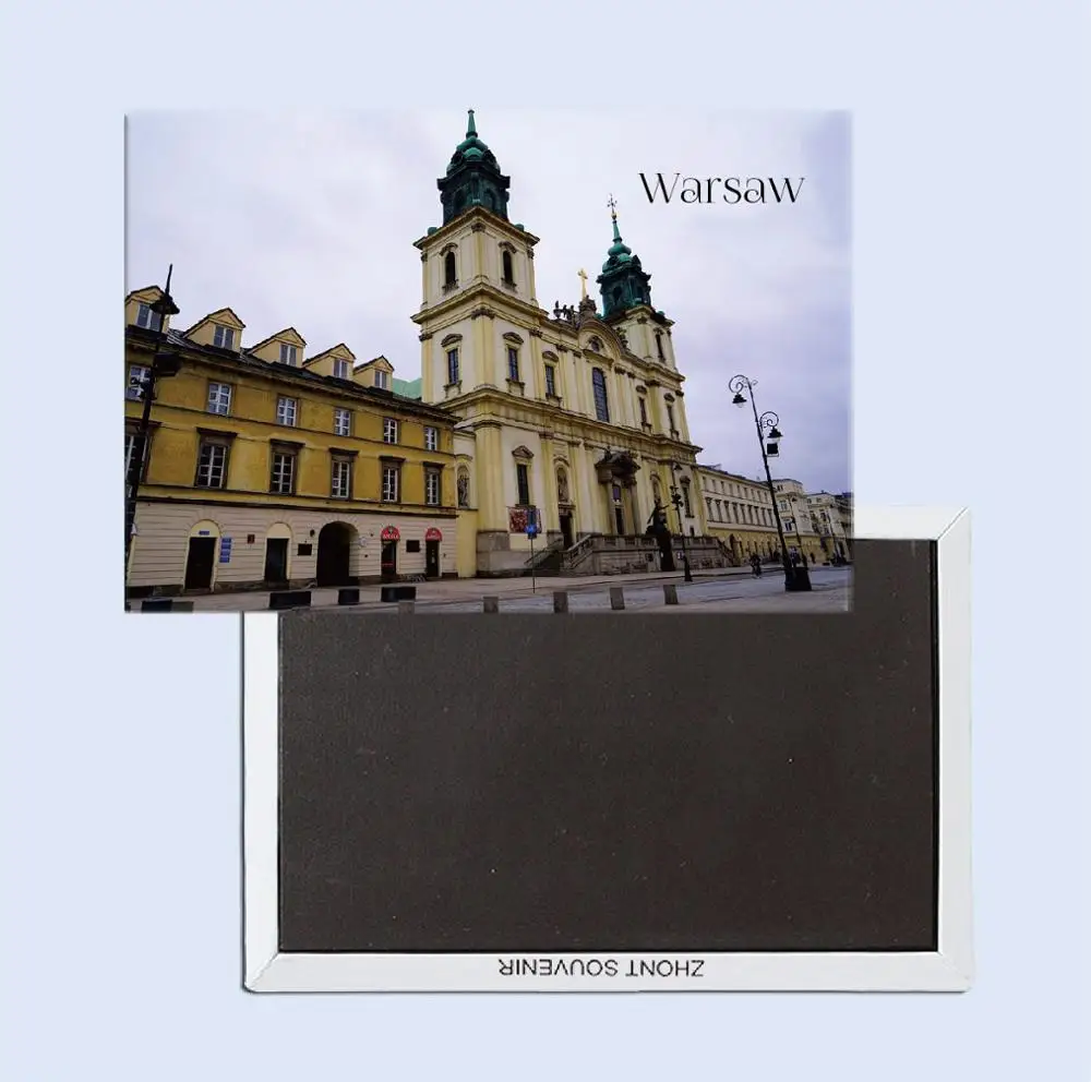 25268 Warsaw, Poland туристический сувенир магнитный холодильник магнит украшение дома специальный подарок для друга - Цвет: 25268