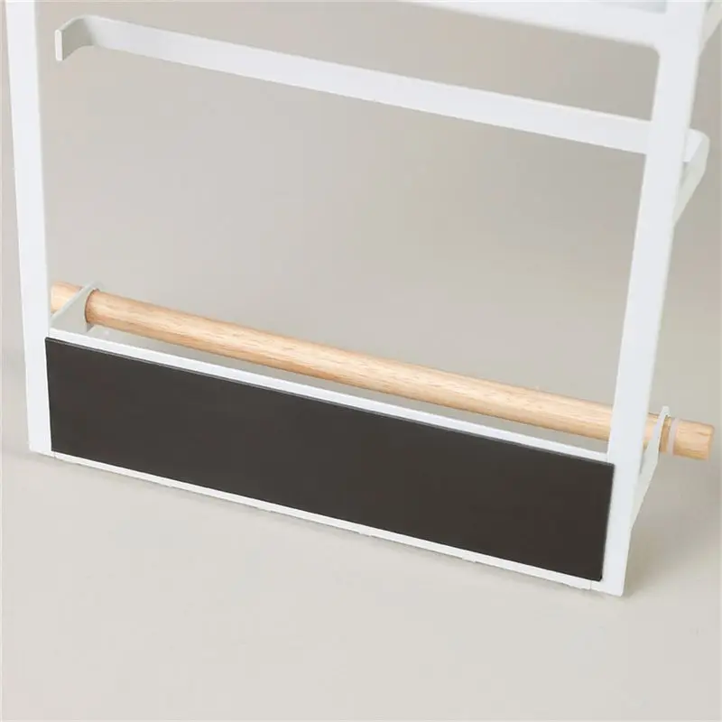 Белый Магнитный держатель для бумажных полотенец в холодильнике или полка