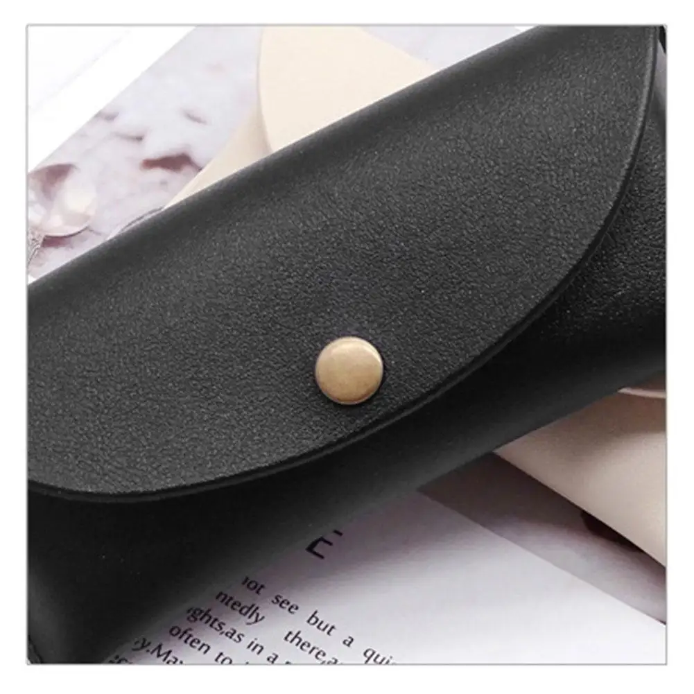 

Fashion Men Women Glasses Case PU Leather Cover Sunglasses Case Portable Soft Glasses Box Pouch Bag Accessories