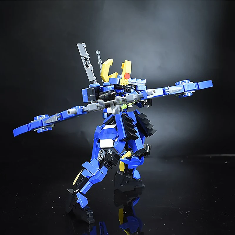 532 шт. оригинальный дизайн меха воин строительные блоки игрушки для детей Броня