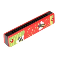 colorful harmonica 16 holes tremolo harmonica children musical instrument educational toy gift for kids drop shipping