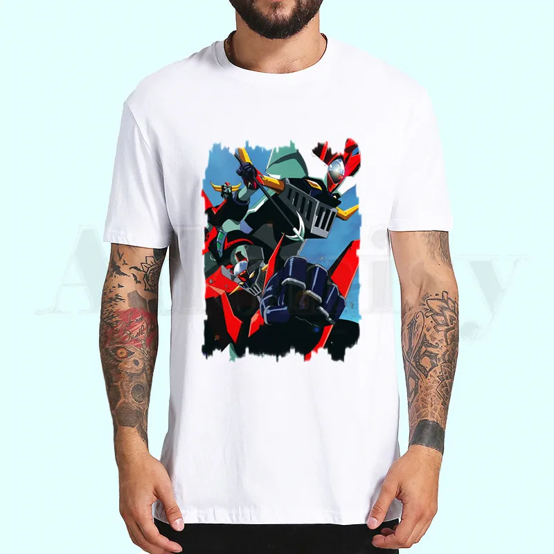 Мазингер Z манга робот фильм футболки мужские модные летние футболка хип хоп