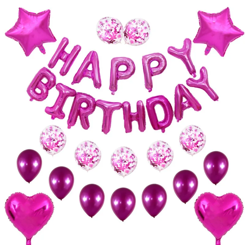 Вечерние шары фестивалей днем рождения письмо воздушный шар для первого дня