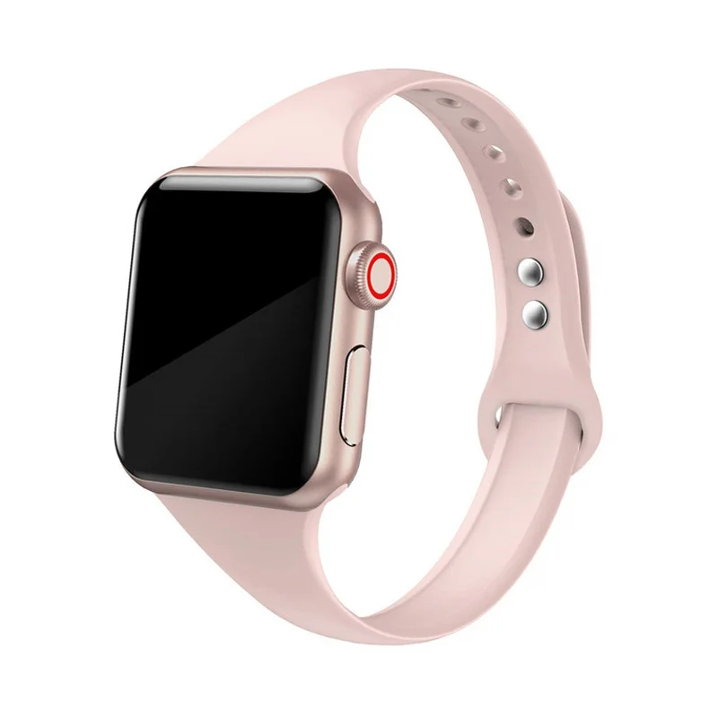 

Ремешок для Apple Watch 5, силиконовый, эластичный, 40 мм, 44 мм, iWatch Series 4, 5, 6, SE, 42 мм, 38 мм