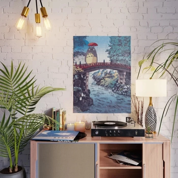 

Canvas Painting Modular Prints Japanese Anime Art Poster My Neighbor Totoro Vintage Wall Pictures Home Decoration Living Room