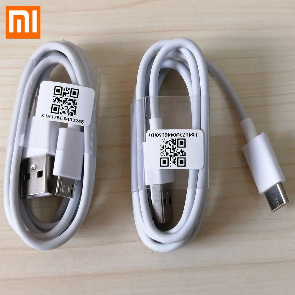 Оригинальный кабель для передачи данных Xiaomi Micro USB Type-C 2 А 5 быстрая зарядка Mi 3 4 6 Max