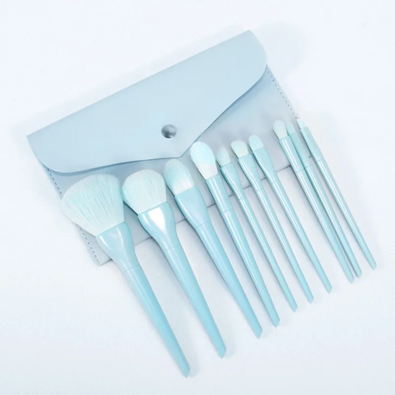 2020 Подарок на Новый Год 10 шт. в комплекте с сумкой набор кистей для косметики