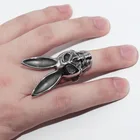 Индивидуальные ретро готические животные череп кроличьи ушки женское повседневное ювелирное изделие для вечеринки подарок