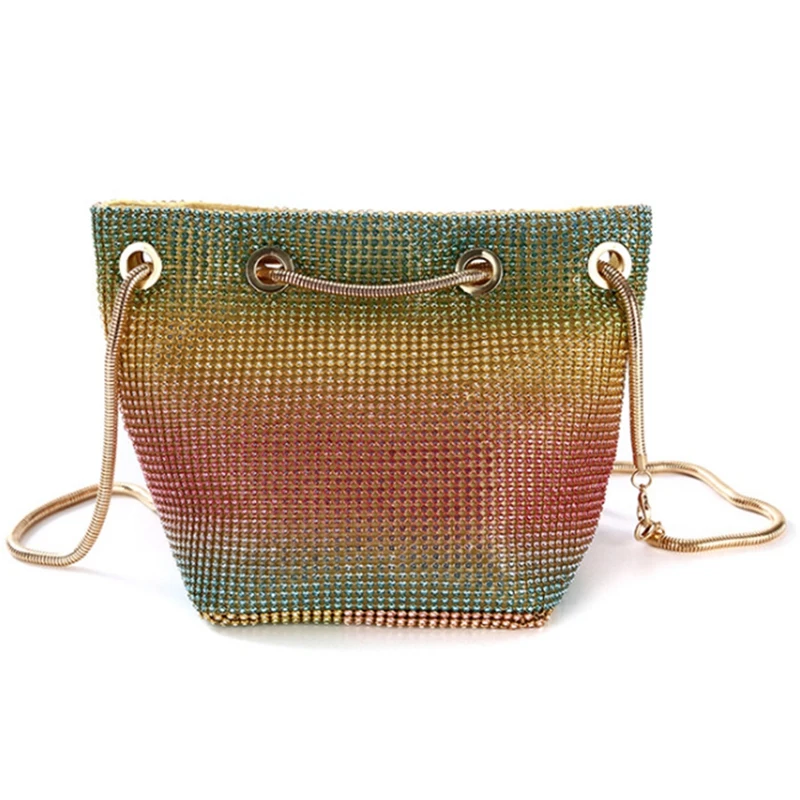 

Diamond Women Mini Chain Shoulder Purses and Handbags Crystal Clutch Evening Bags Rhinestone Party Crossbody Bag
