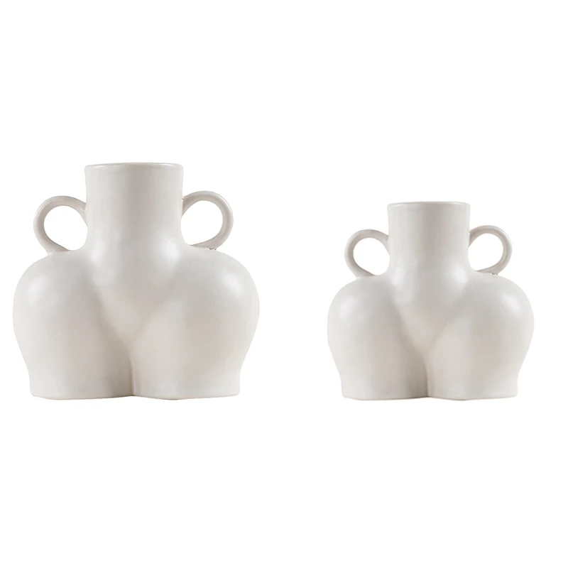 

Ceramic Body Art Vase Vase Desktop for Home Office Decor Flower Pot