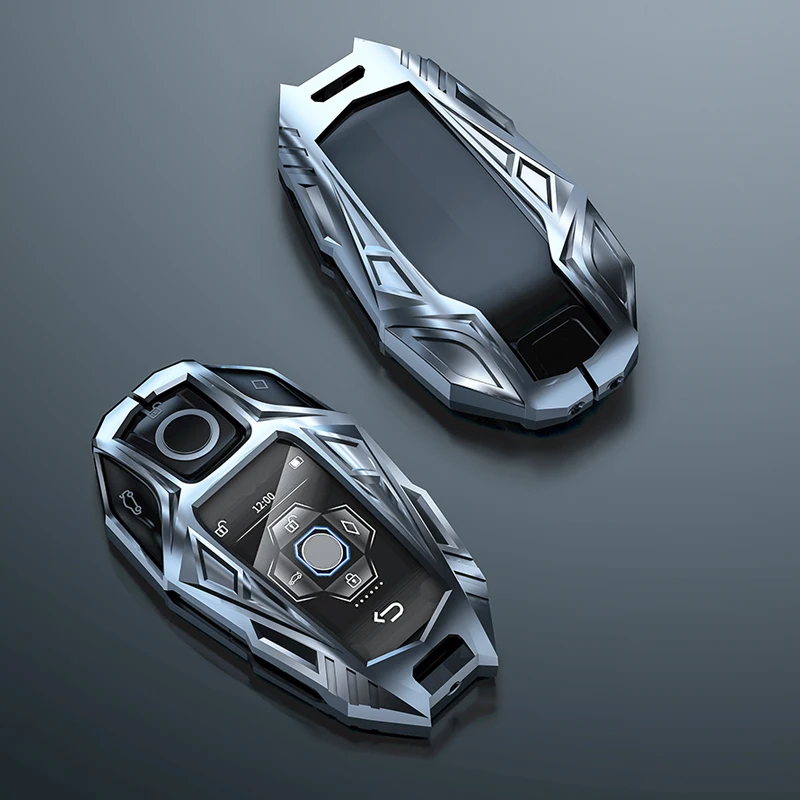 

Чехол для автомобильных ключей из цинкового сплава, чехол для BMW 5, 7 серии, G11, G12, G30, G31, G32, I8, I12, I15, G01, G02, G05, G07, X3, X4, X5, X7, цепочки для ключей