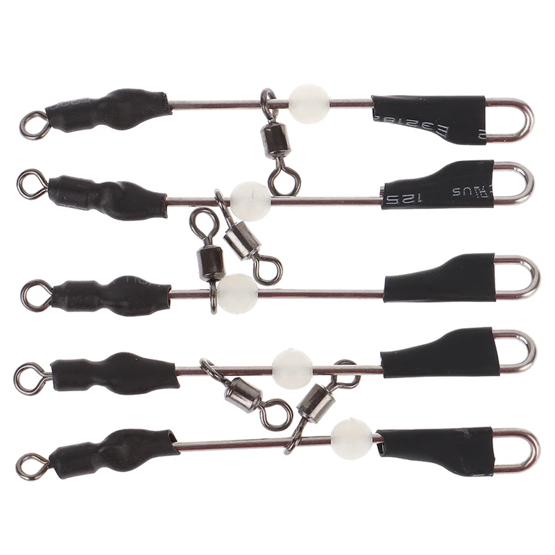 

5Pcs Fishing Connector Fast Hook Urfe Para Temporales Enganches Rapidos Para la Pesca Kolay Atma Aparati