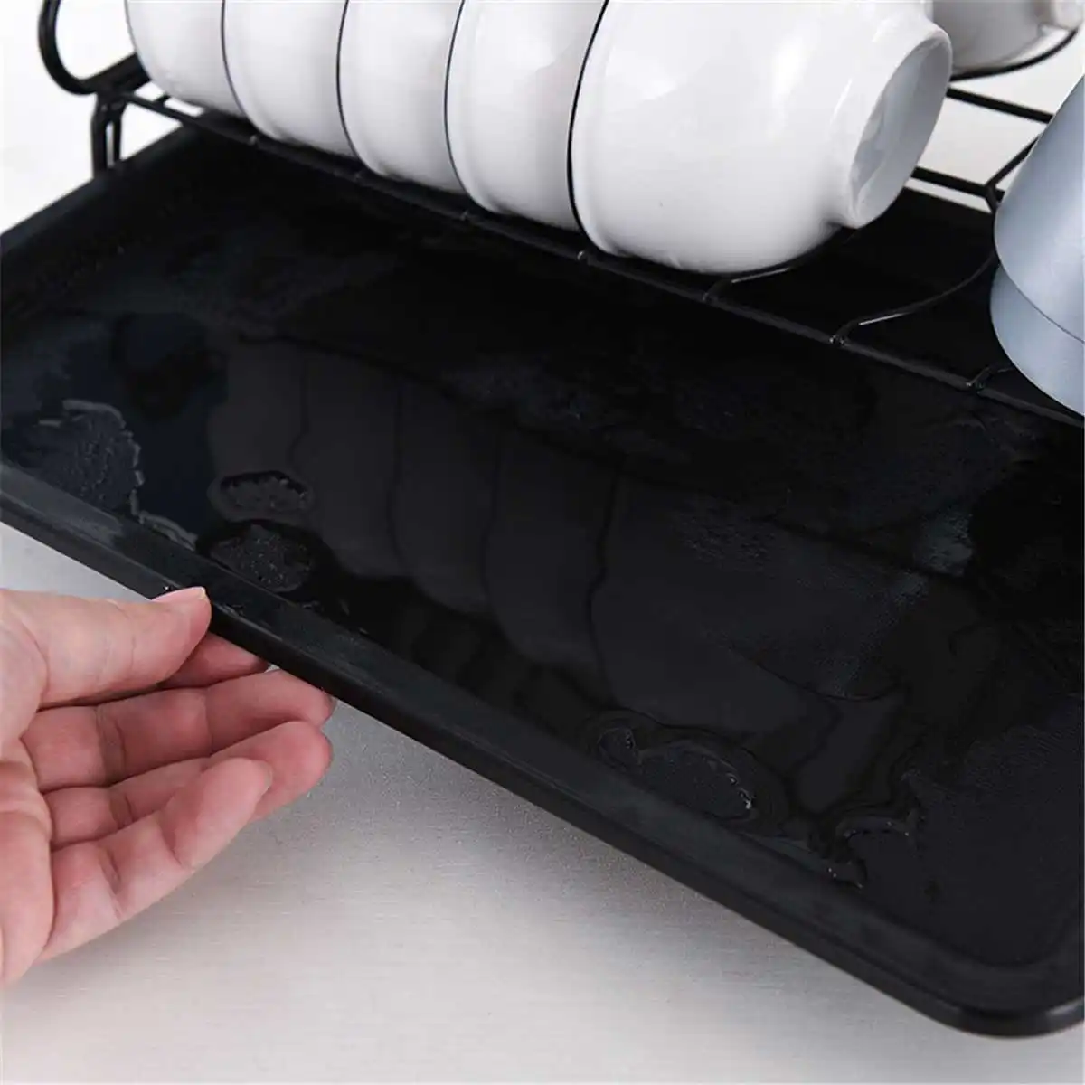 

2/3 Tiers Dish Drainer Stainless Kitchen Dish Rack Storage Shelf Washing Holder Basket Plated Knife Sink Drying Organizer Tools