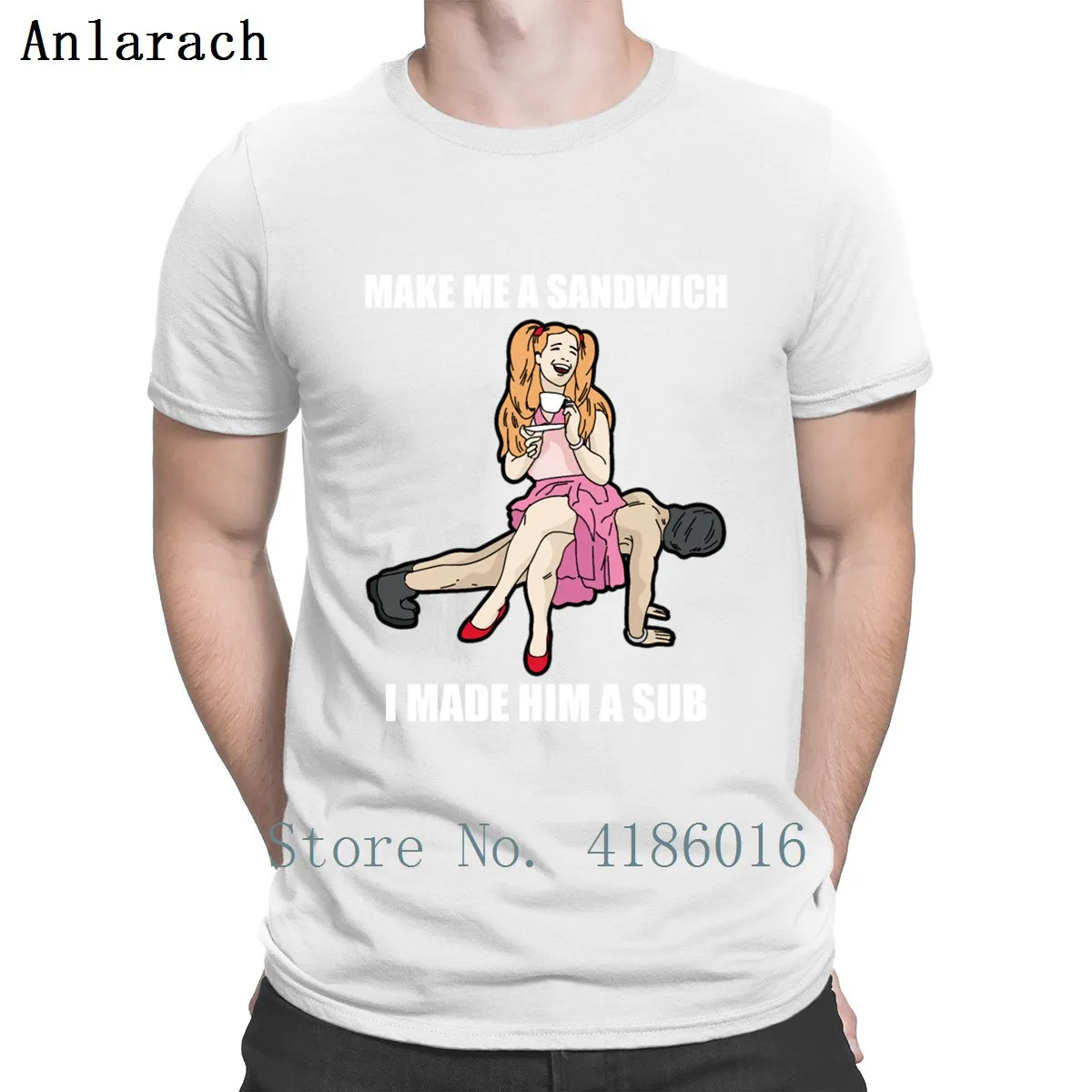 Футболка с надписью I Made He A Sub Submissive Мужская футболка доминикс дышащая хлопковая