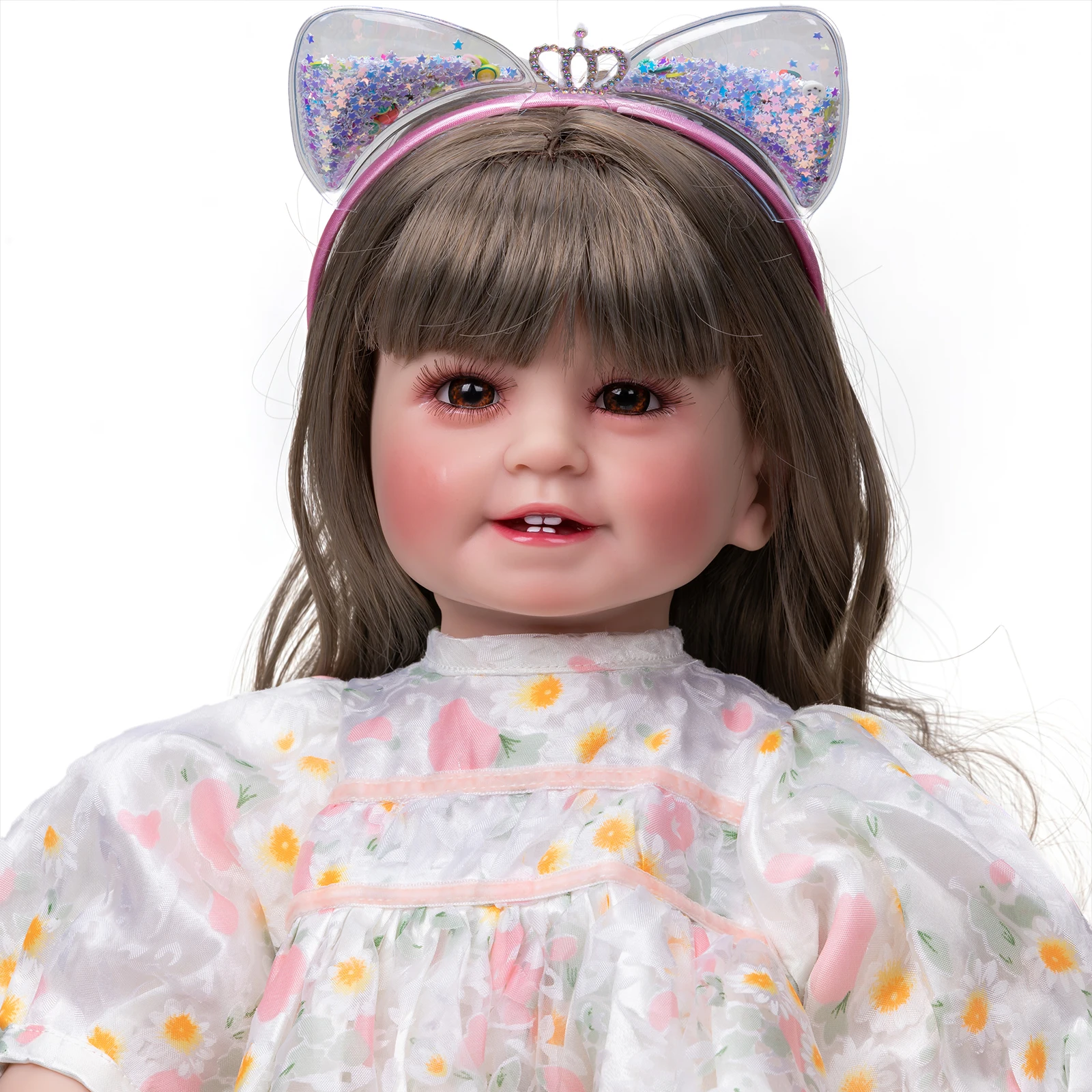 Лидер продаж Реалистичная силиконовая кукла реборн для девочек 60 см принцесса