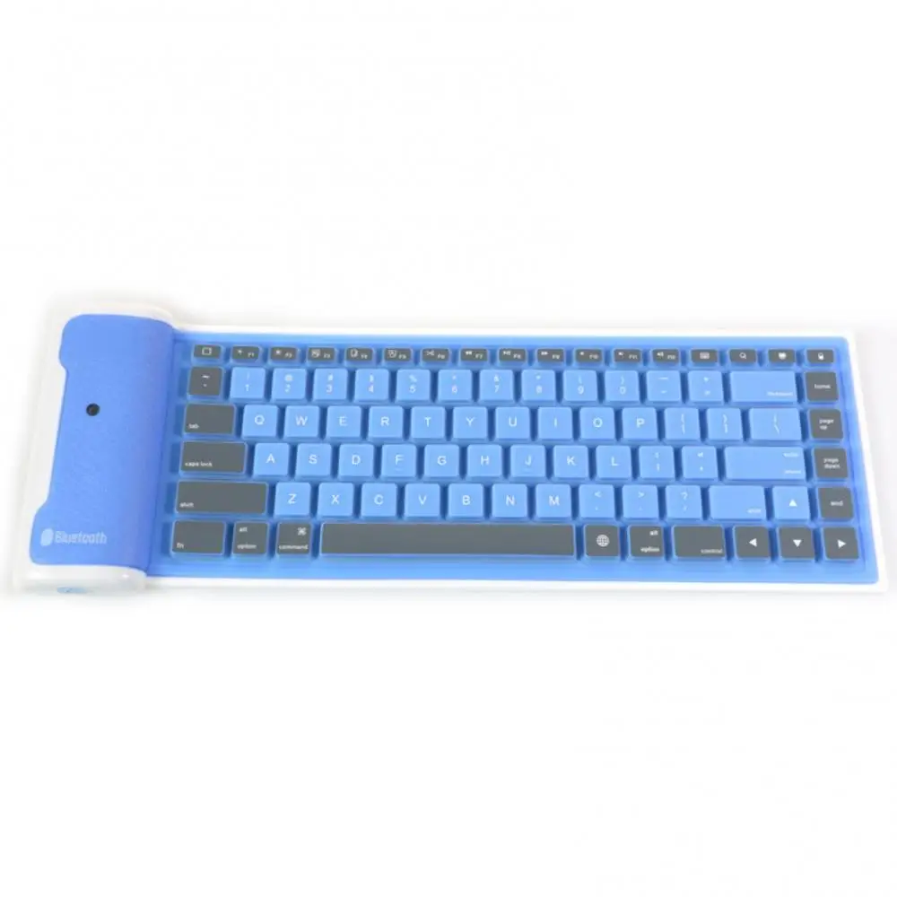 

87 Keys Universal Foldable Wireless High Quality Soft Silicone Keyboard for Phone/PC/Tablet