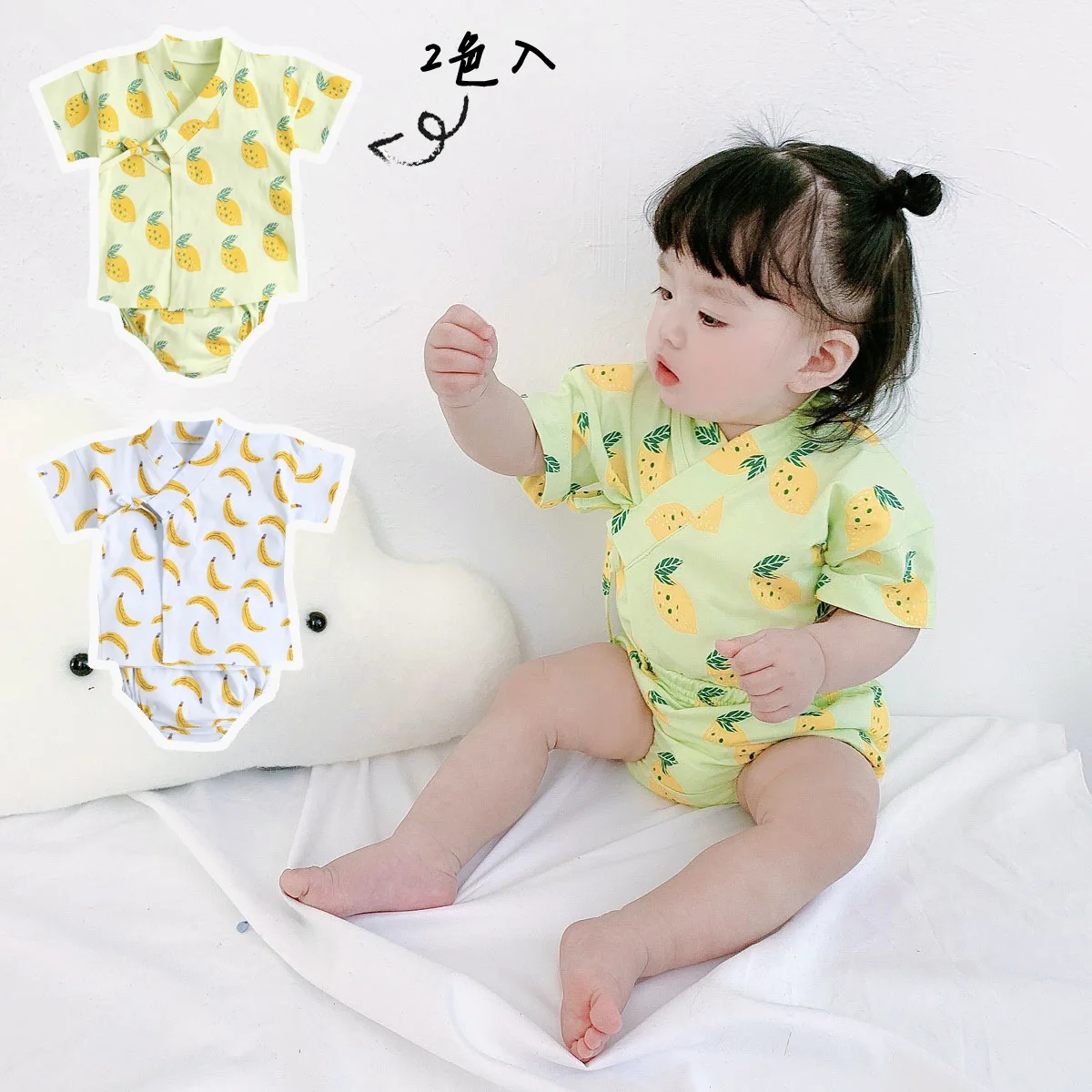 

2021 Summer New Baby Set Newborn Short Sleeve Floral Tees and Cotton Simple Bloomer Cute Baby Boys Girls Outfits Infant Outwears