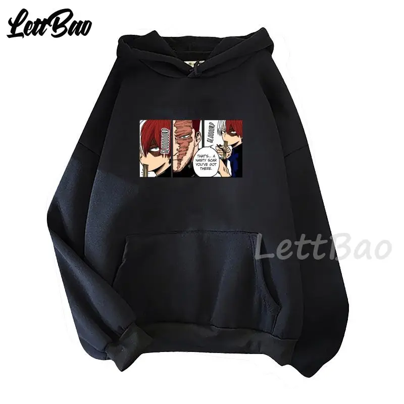 

My Hero Academia Fun Comic Style Printed Sweatshirt High Quality Fleece Hoodie Unisex Plus Size Pullover Hoodie Youth Clothing