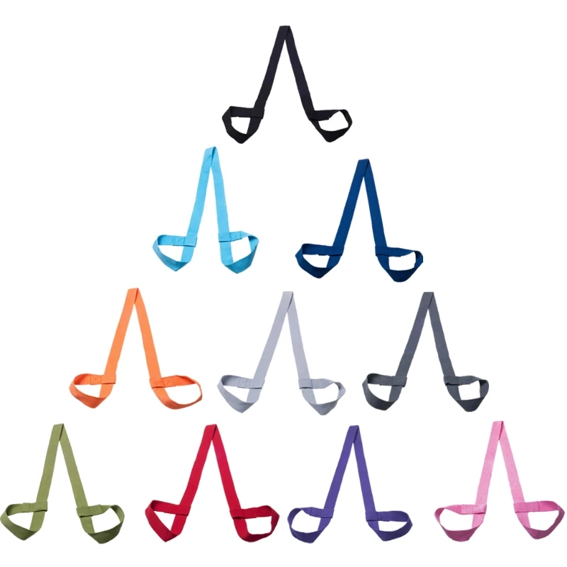 

Коврик для йоги, плечевой ремень для переноски, Холщовый ремень для фитнеса, тренажерного зала, эластичный регулируемый ремень для коррекци...