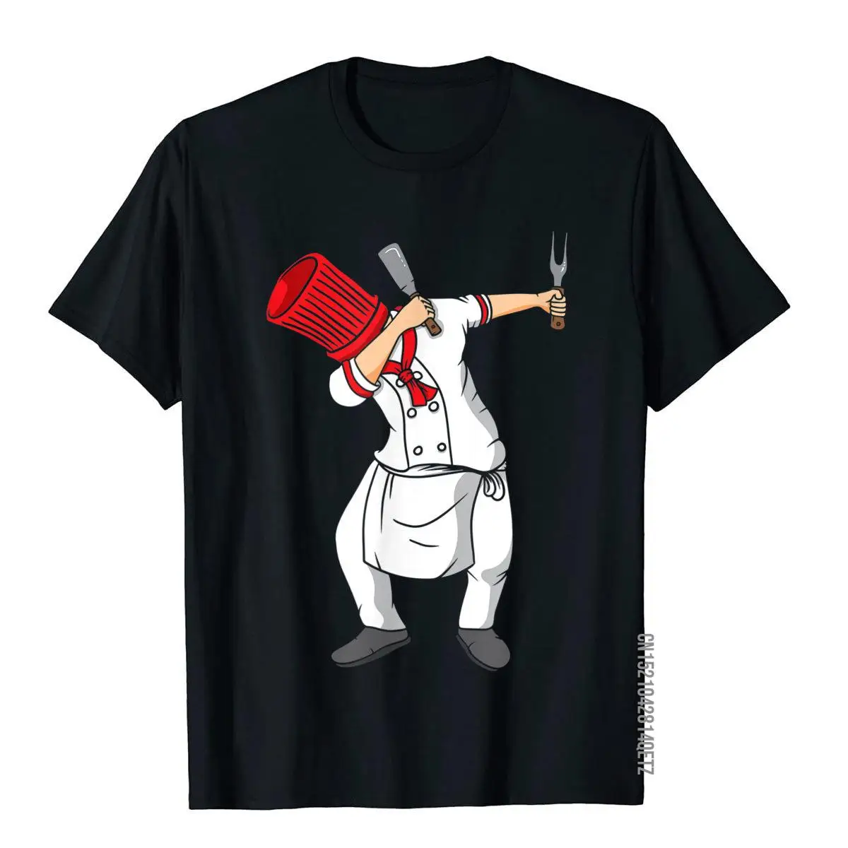 Забавная хлопковая Футболка Dabbing Hibachi Chef футболки для фитнеса Классические