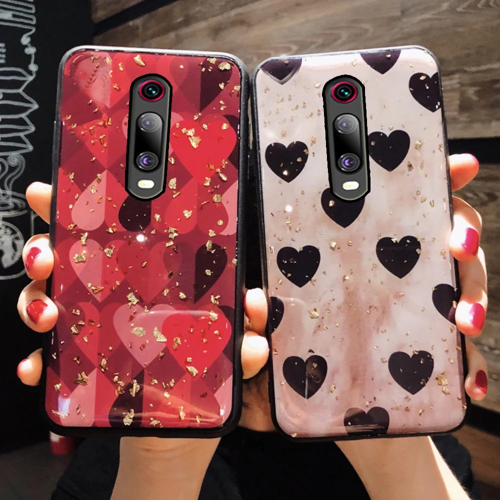 Чехол для телефона YUETUO из ТПУ с блестками чехол xiaomi mi 9 t pro mi9t mi9 my xiomi ksiomi