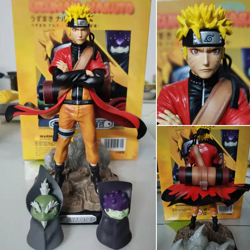 Uzumaki Наруто Сэйдж режим фигурка игрушки наруто Shippuden аниме с лягушкой