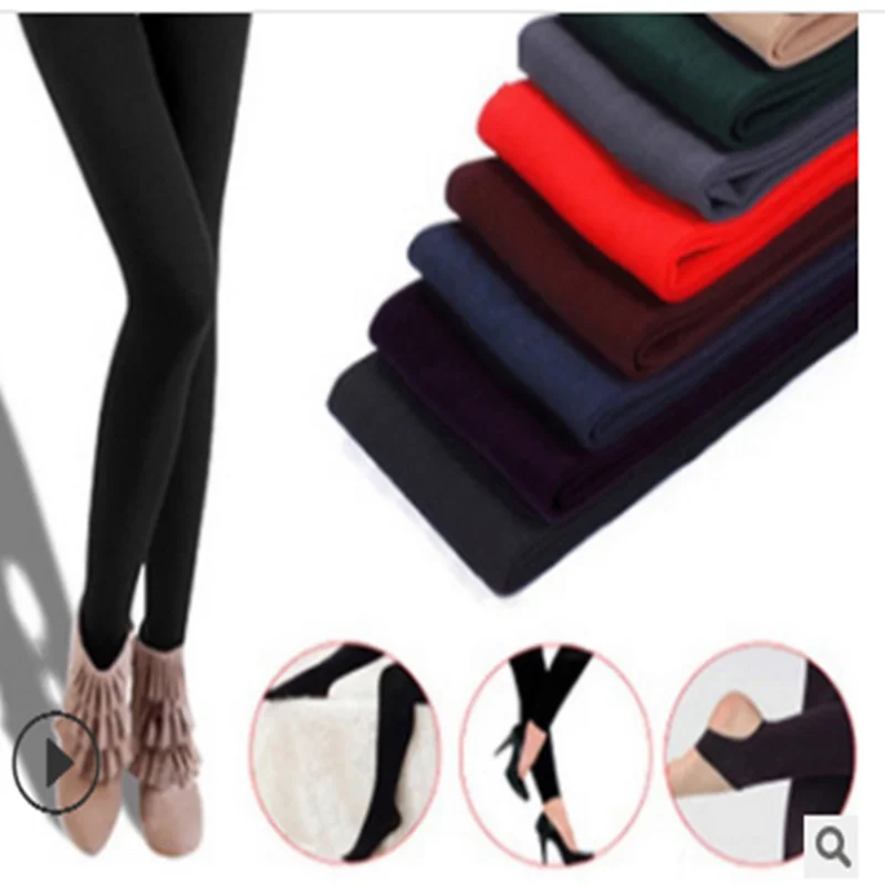 

2021 New Women's fashionable flannel pants in spring and autumn with thickened and brushed nine point jumpers