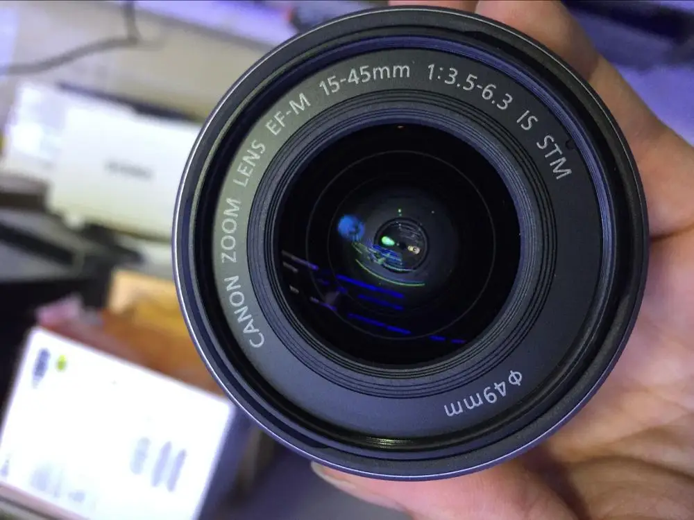 Бывший в употреблении зум объектив Canon EF M 15 45 мм f/3 5 6 3 со стабилизацией