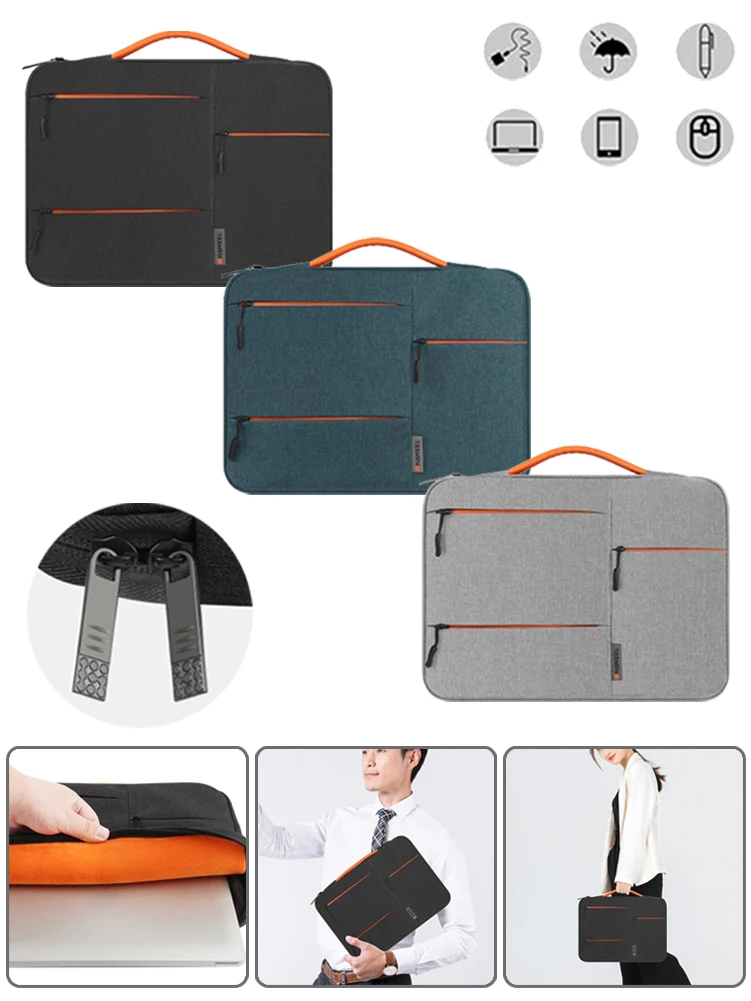 Универсальная сумка для ноутбука водонепроницаемый Прочный чехол 3/14/15 дюймов