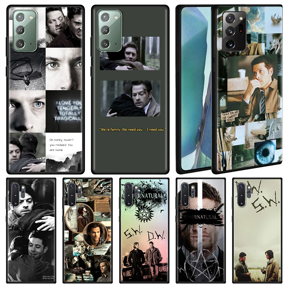 

Supernatural TV Show Phone Capa for Samsung Note 20 Ultra 10 Plus 10Lite 9 8 Soft Case for Galaxy M31 M30s M51 M31s Tpu Cover