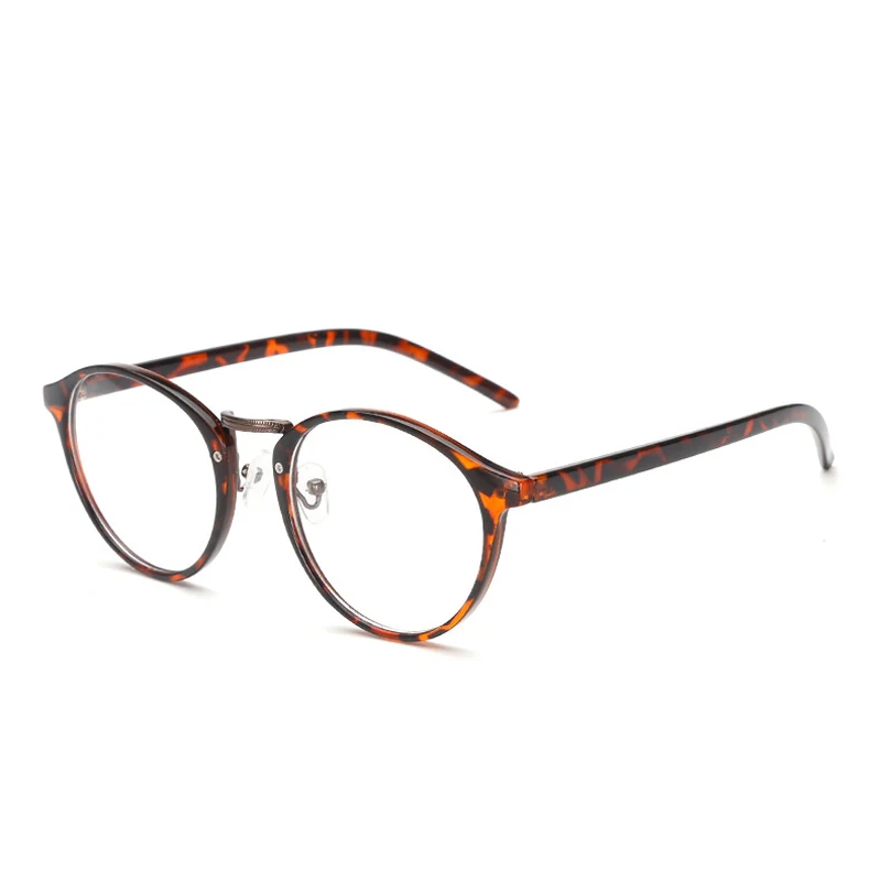 Leopard Myopia 1.5 Iboode ретро круглые очки Для мужчин Для женщин Сверхлегкий очки от близорукости, очки для близорукости, туалета, держатель для ванной комнаты, 1-1,5-2-2,5-3-3,5-4,5-5-6 лет - Цвет оправы: Leopard Myopia 1.5