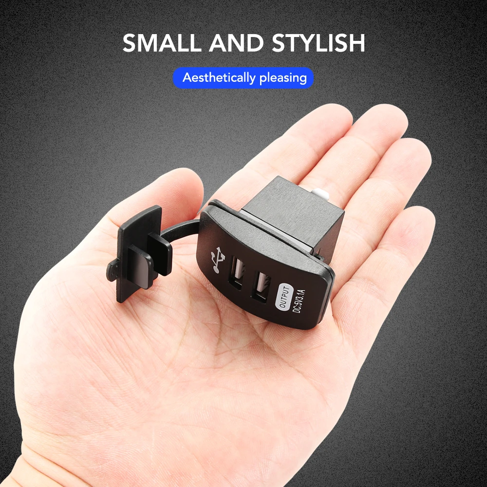 Автомобильное зарядное устройство с двумя USB-портами 5 в 2110 а для Lada Granta Kalina 2 1 Priora