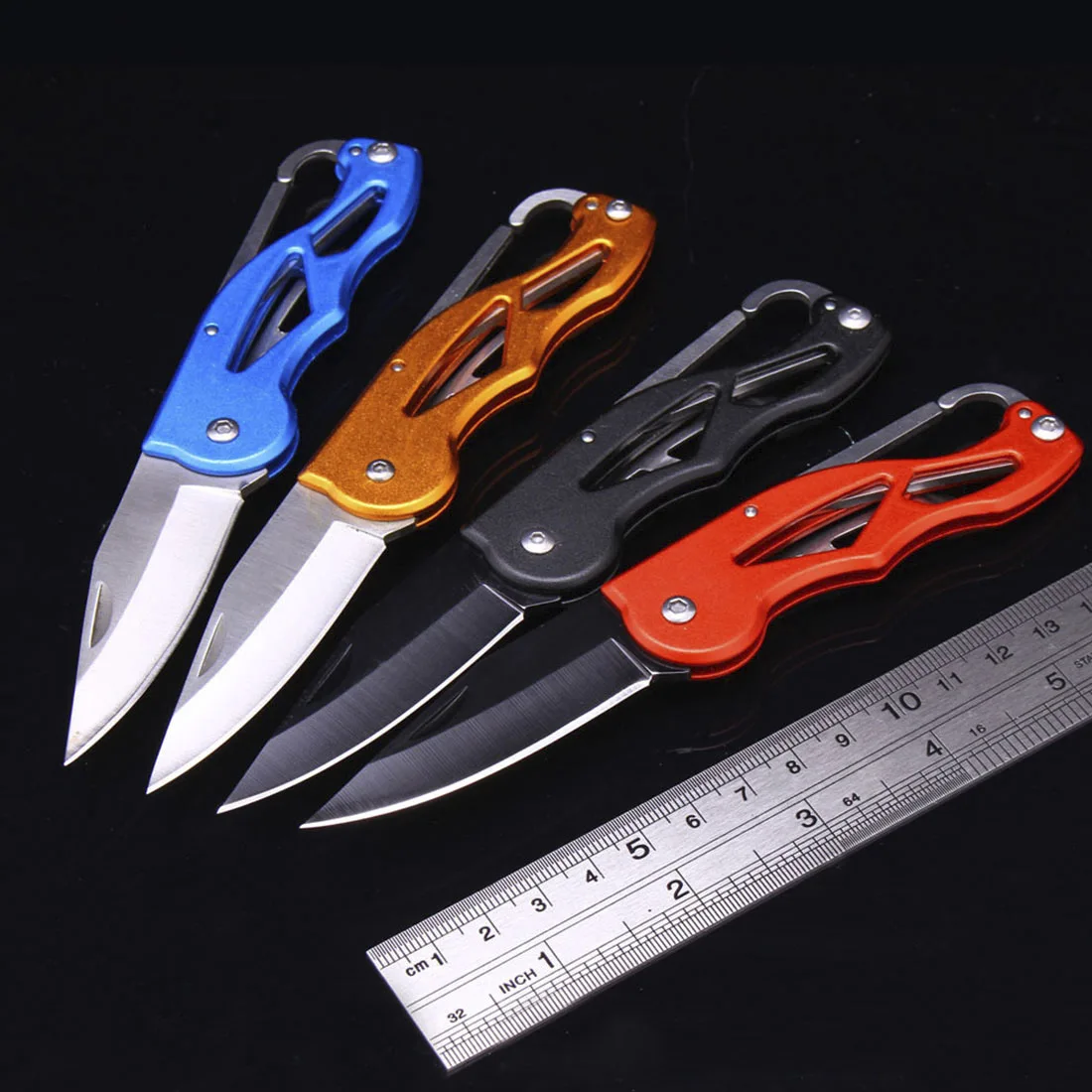 

Multifunction Folding Fold Knife Portable Key Ring Camping Mini Peeler Keychain Tactical Rescue Survival Outdoor Tool Hunting