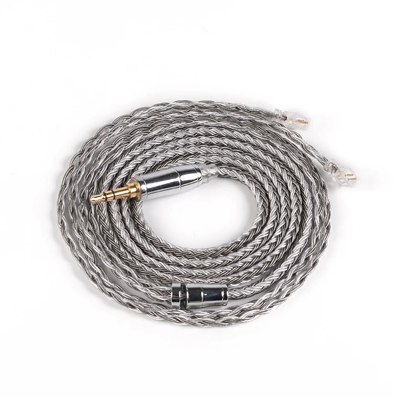 3.5 TFZ KBEAR 16 Core посеребренный балансный кабель 2,5/3,5/4,4 мм с MMCX/2pin/QDC разъем для ZS10 Pro AS10 ZSX ZSN C12 BL-03 - Цвет: 3.5 TFZ