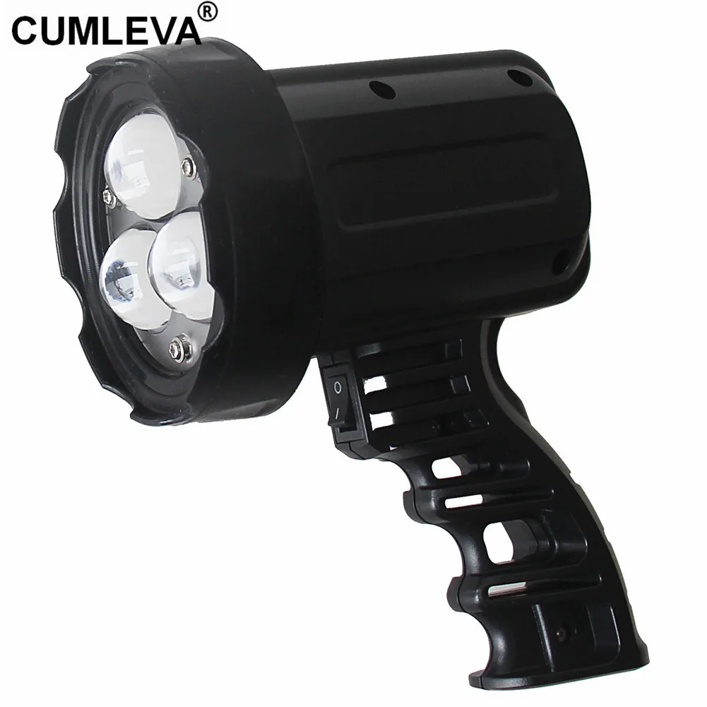 Кри 10 Вт светодиодный Перезаряжаемые поиск светильник 800 люмен Heavy Duty Пластик