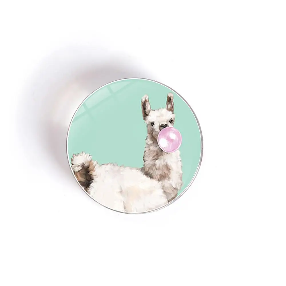 QIYUE милые забавные животные выдувающие пузыри магнитные Кристальные круглые