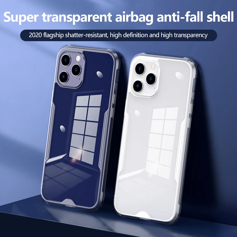 

Luxury Invisible Bracket Silicone Phone Case, Suitable For iPhone12 Mini Pro Promax Ultra-Thin Transparent Shockproof Back Cover