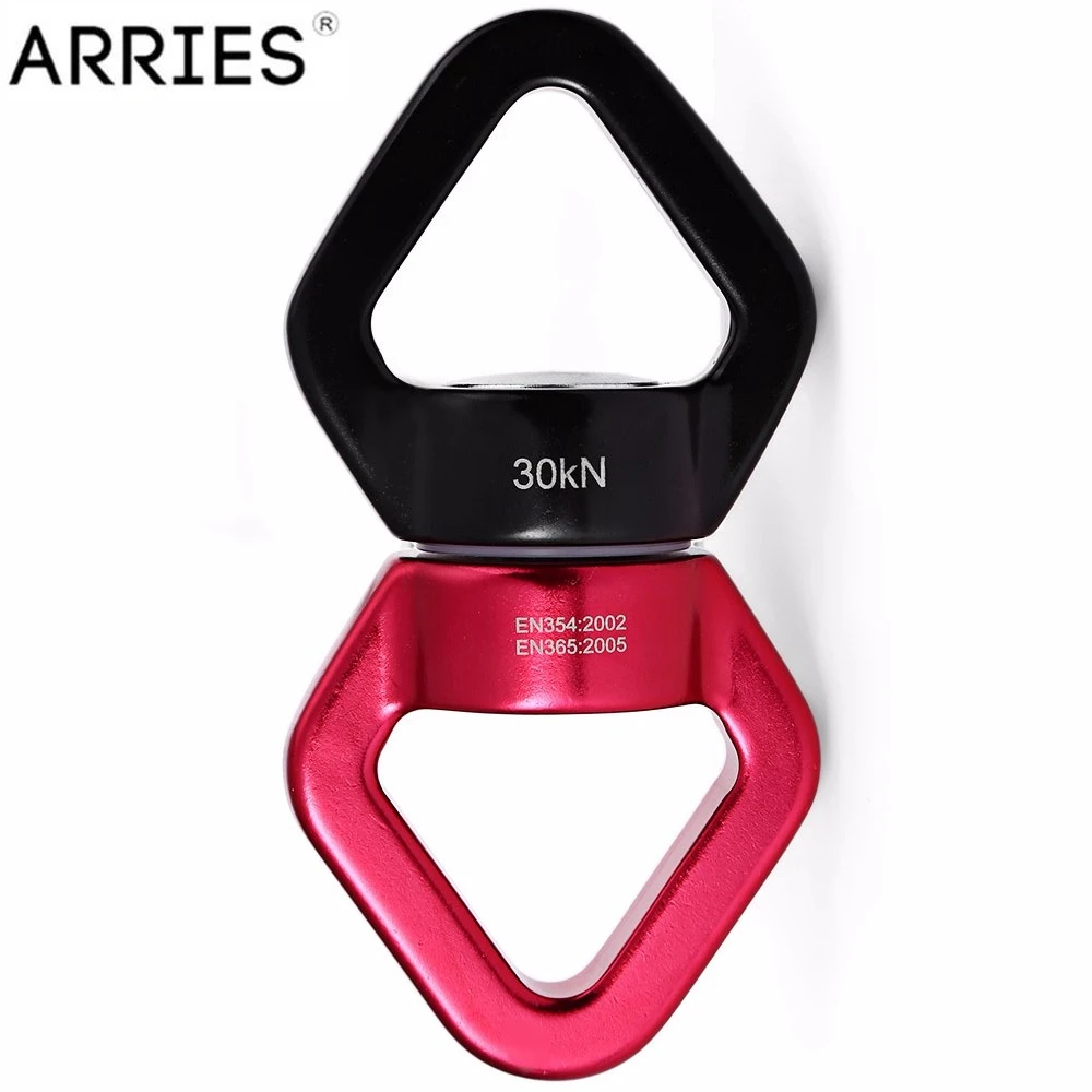 Вращающийся алюминиевый карабин для йоги многофункциональное кольцо