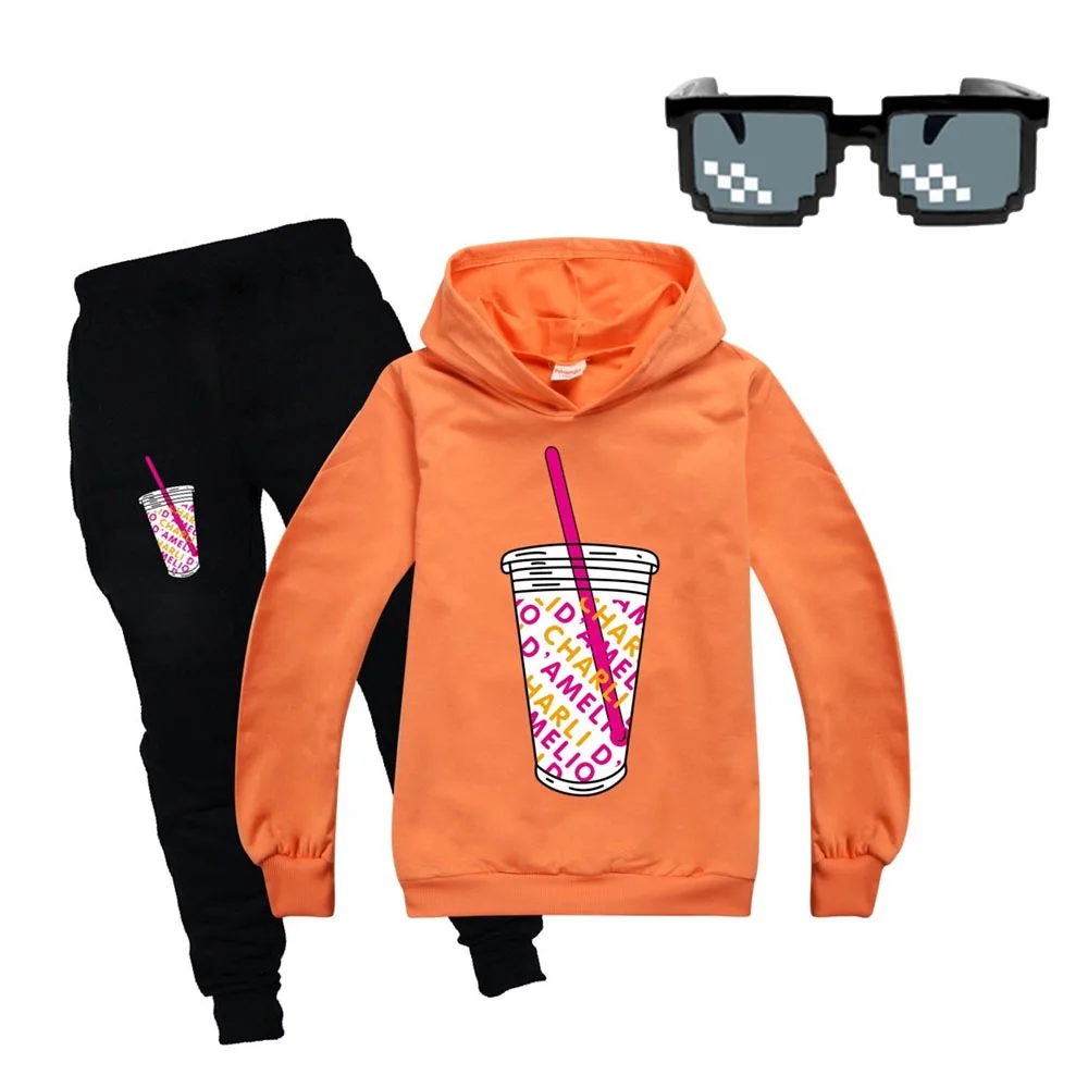 Детский костюм Charli DAmelio для девочек и мальчиков одежда на Рождество день рождения