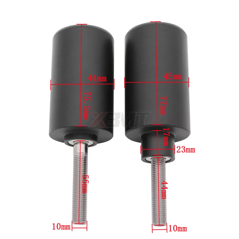 Motorcycle Black/Carbon No Cut Frame Sliders Crash Falling Protection For Suzuki GSXR1000 GSXR GSX-R 1000 K7 2007-2008 | Автомобили и