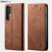 New Vintage Leather Flip Cover For Xiaomi MI Note 10 lite Wallet Case Card Stand Magnet Book Cover Luxury Casual Phone Fundas