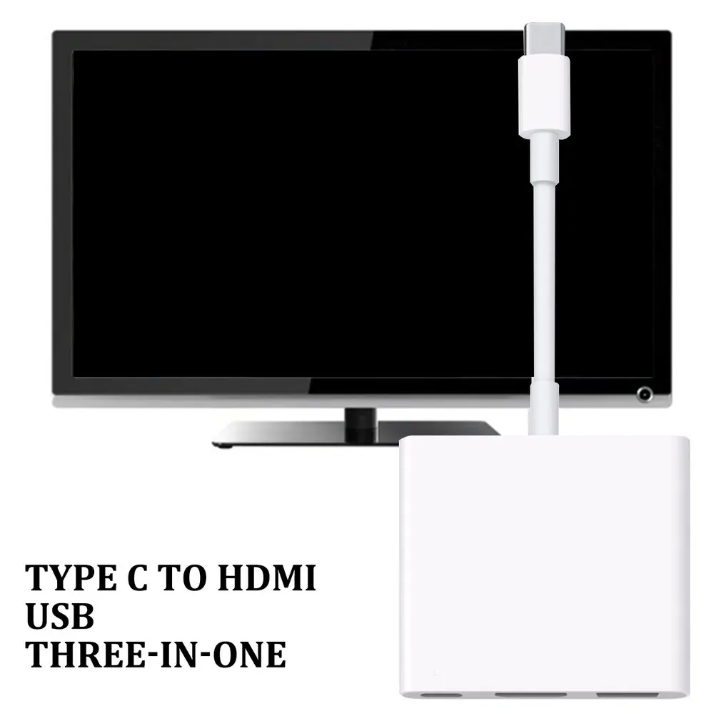 Новый адаптер USB Type C на HDMI RJ45 Thunderbolt 3 для MacBook Samsung Dex Galaxy S10/S9 |