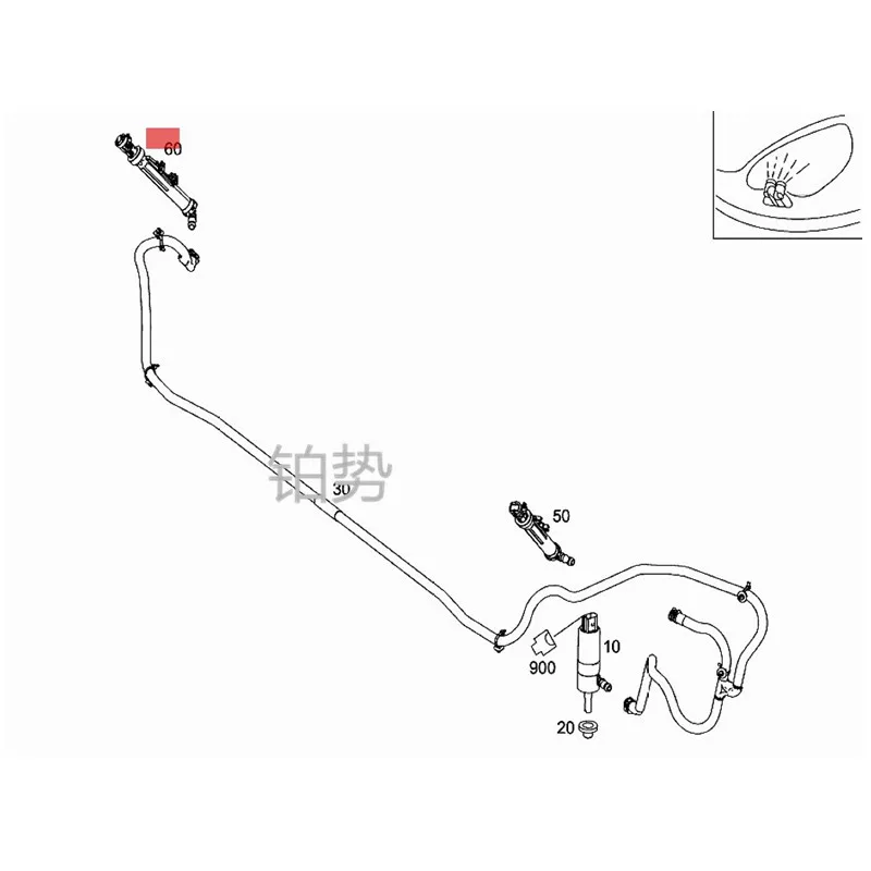 Пистолет-распылитель для автомобильных фар рандомный распылитель 250-Mer ced esb enzML 350