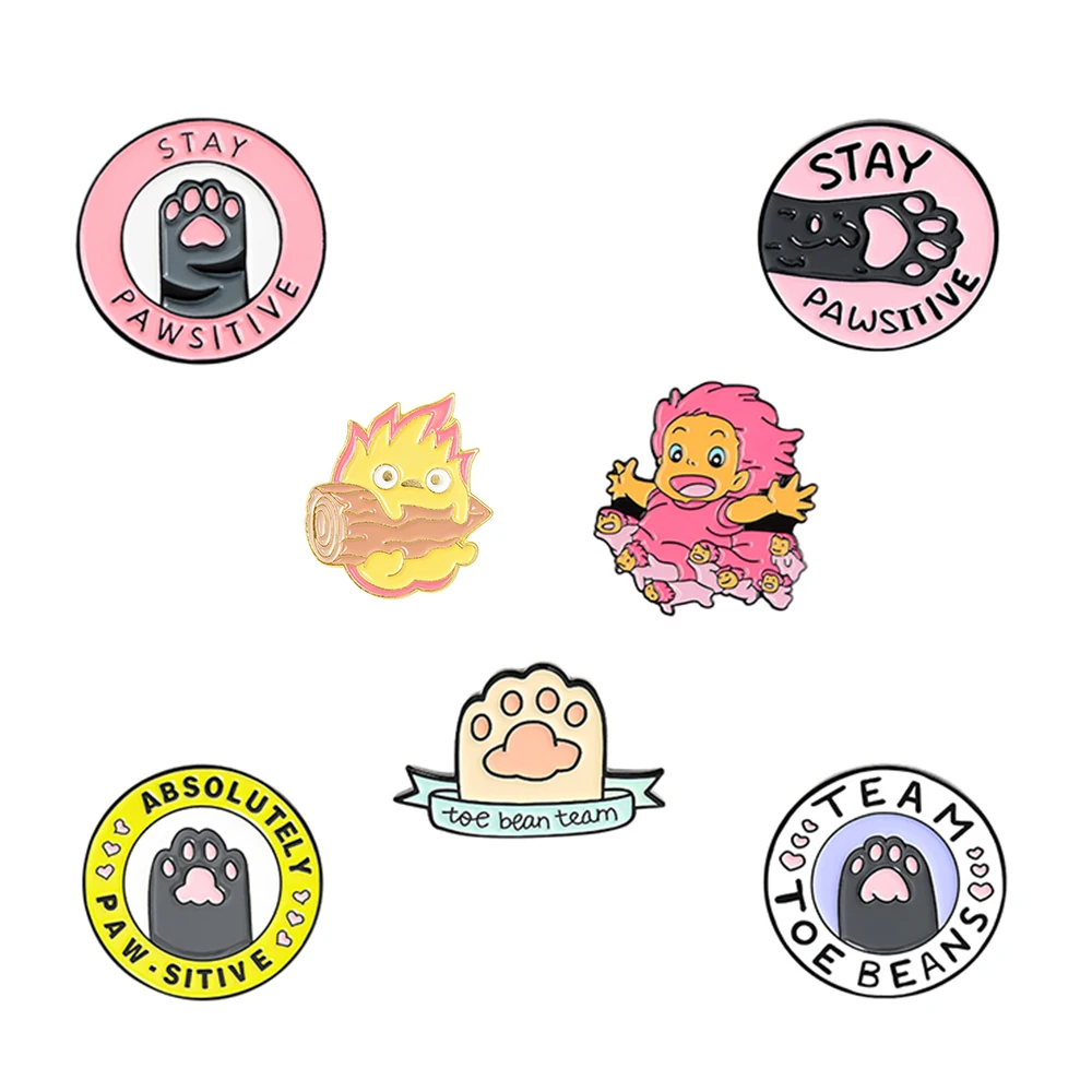 1Pcs Custom Japanese Anime Fire ElF  Pink cat Alloy shoe charms DIY shoe decoration for croc jibz kids favor kawaii cute X-mas