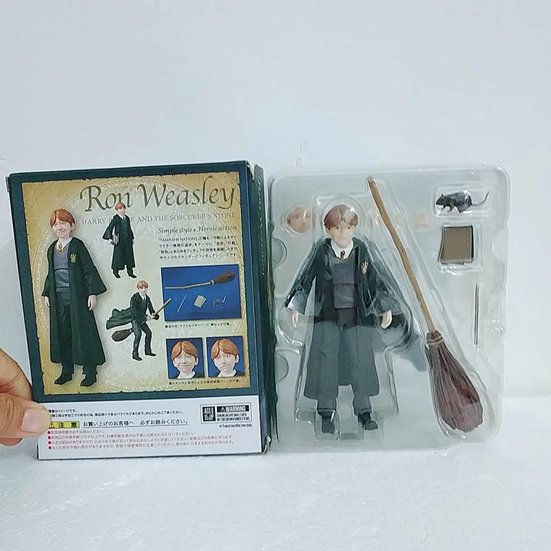 12 см SHF Potter Гермиона Грейнджер Уизли Рон фигурка модель игрушки кукла для подарка