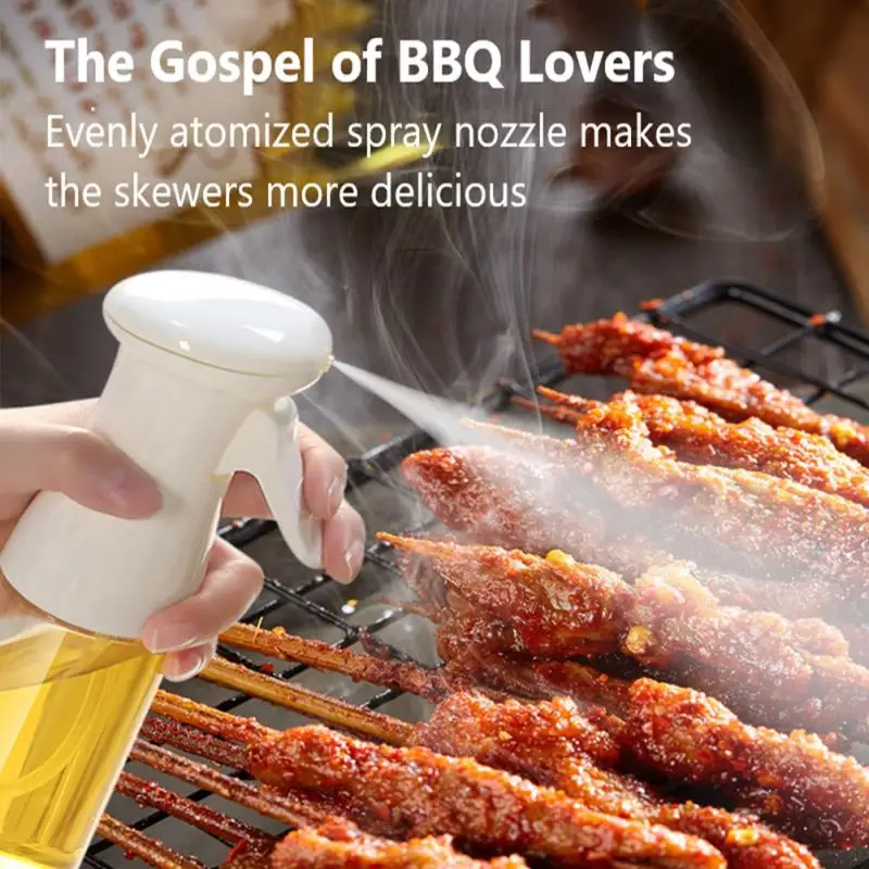 

240ml Oil Spray Bottle Kitchen Oil Bottle Cooking Baking Accessories Vinegar Mist Sprayer Barbecue Spray Bottle Cooking BBQ Tool